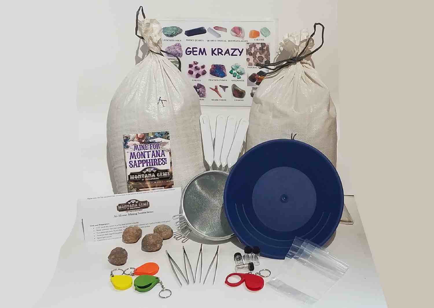 Gem Mining BIRTHDAY PARTY Kit | 5LB Bags | GROUP OF FOUR